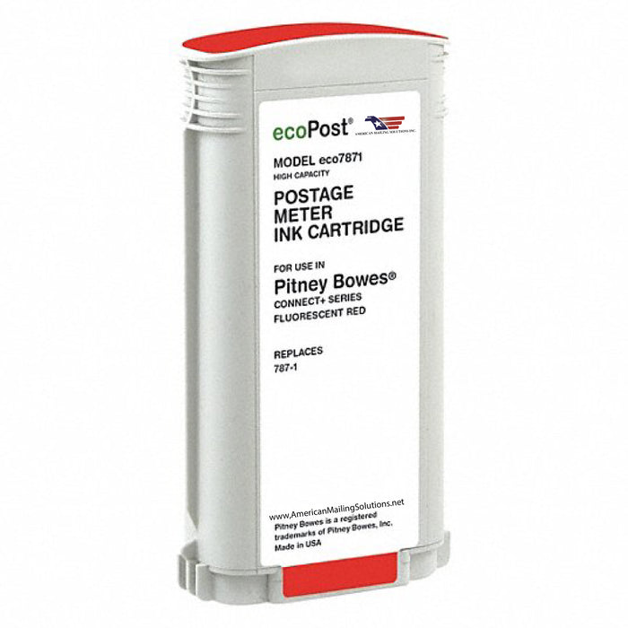 Pitney Bowes - 787-1 Red Ink Cartridge